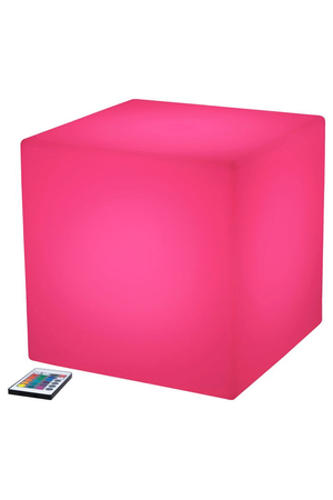 Kostka LED Lampa zewnętrzna ogrodowa 2700K RGB 43cm 32444L biały