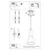 Sollux Lighting Lampa wisząca EMPOLI SL.0280