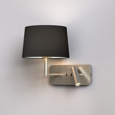 Kinkiet Astro Side by Side Grande USB 1406014 Matowy Nikiel
