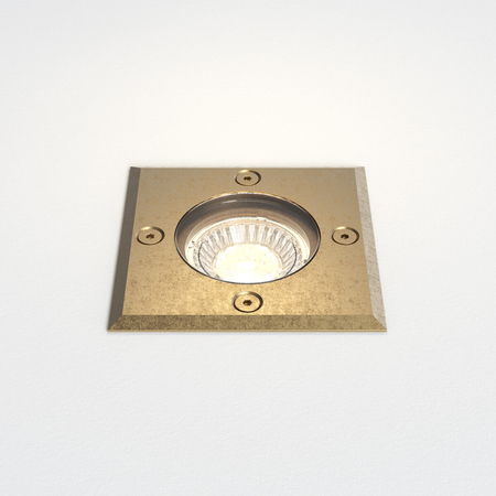 Lampa gruntowa Astro Gramos Square 1312009 Mosiądz