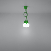Sollux Lighting Lampa wisząca DIEGO 3 zielony SL.0582