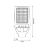 Eko-Light Latarnia Solarna Kers II 300W 1200lm 6500K EKO1191 CZARNY