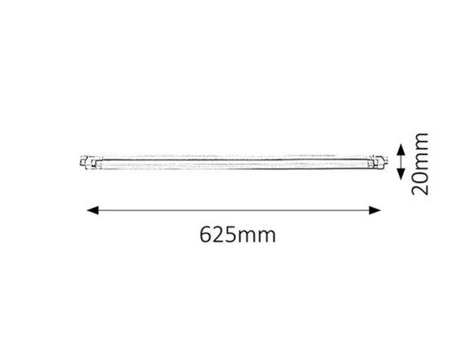 Lampa wewnętrzna Rabalux Slim 2344 biały