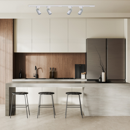 Milagro NEO WHITE CHROME TRACK 1xGU10 ML0286 BIAŁY + CHROM