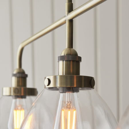 Lampa wisząca Endon Lighting Hansen 103014 mosiądz