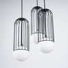 Sollux Lighting Lampa wisząca BRINA 3P czarna SL.1336