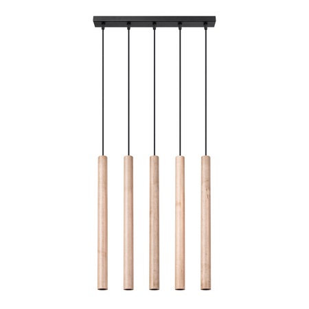 Sollux Lighting Lampa wisząca PASTELO 5L złota SL.1173