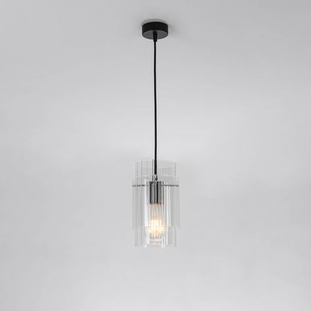 Lampa wisząca Savona 1xE27 transparentna LP-707/1P