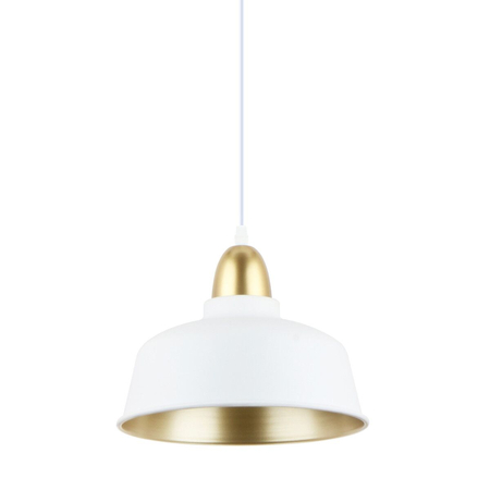 Lampa wisząca Zuma Line Mensa A8063-WH biały/złoty