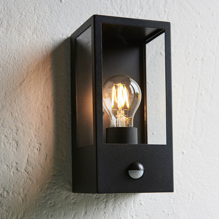 Kinkiet zewnętrzny Endon Lighting Oxford PIR 94995 czarny