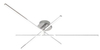Lampa sufitowa Rabalux Meredith 2479 chrom