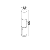 Lampa ogrodowa Luces Exclusivas SANTELO LE75133 czarny