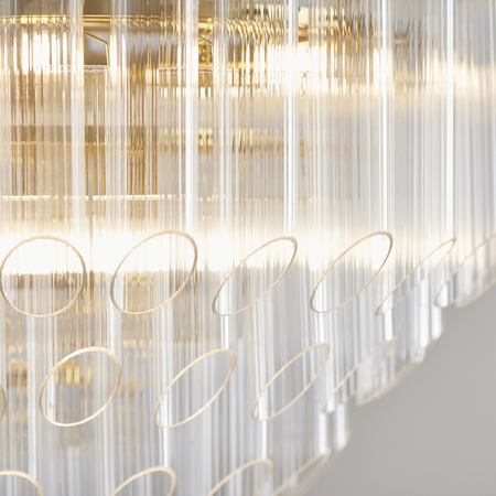 Lampa wisząca Endon Lighting Toulouse 114198 mosiądz