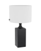 Lampa stołowa By Rydens Woody H56 cm E27 czarny/biały