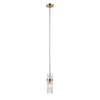 Lampa wisząca Italux Taraso PND-40760-1-HBR Złoty