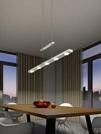 Lampa wisząca Trio 379190707 srebrny