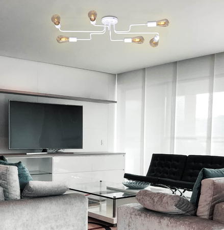 Lampa sufitowa PEKA Kaja K-4040 biały