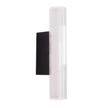 MAXLIGHT W0363 KINKIET FAYETTE 31CM 6W IP44 3000K CZARNY