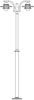 OSLO 242 BLACK E27 LED 2 X 9W