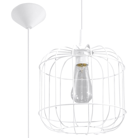 Sollux Lighting Lampa wisząca CELTA biała SL.0295