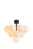 Lampa wisząca Markslöjd MERLOT 107913 biały/czarny