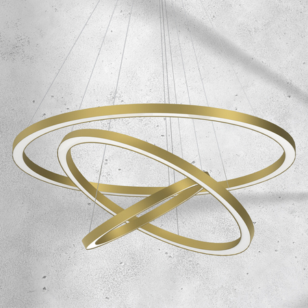 Milagro Lampa wisząca GALAXIA GOLD 85W LED ML8425 ZŁOTY MAT