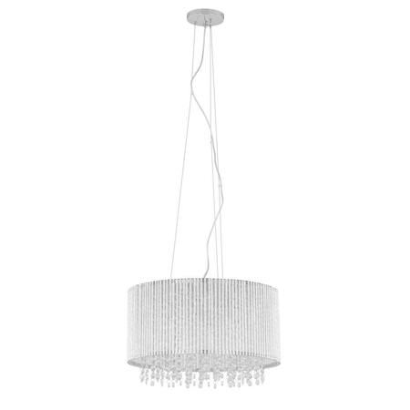 Lampa wisząca Italux Anabella P0207-07D-F4QL Srebrny