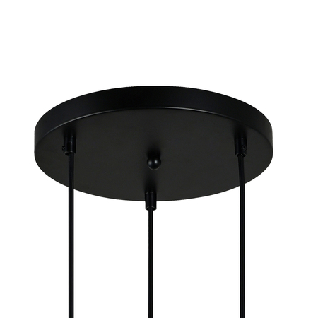 Lampa wisząca Italux PND-27812-3A-BK-SG Czarny