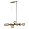 Lampa wisząca Italux PND-2244-8A-HBR Miodowy mosiądz