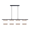 Lampa wisząca CEZAR Kaja K-5273 biały/beżowy