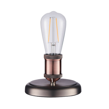 Lampa stołowa Endon Lighting Hal 76355 miedziany