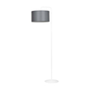Lampa podłogowa TRAPO LP1 WH GRAY Emibig 573/1 biały/chrom