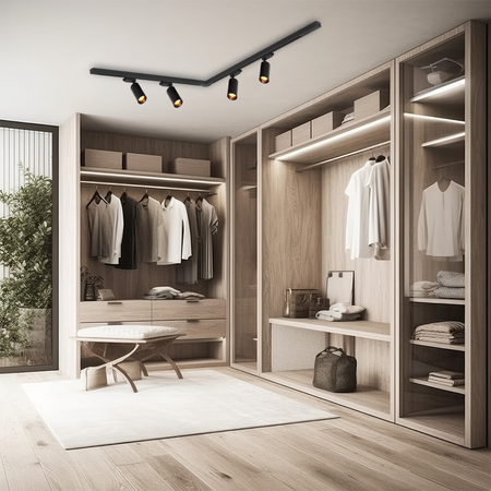 Milagro Zestaw Pipe Track Czarny 4xGU10 1,5m ML1165 CZARNY