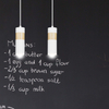 Lampa wisząca AKARI 2 WHITE Emibig 733/2 biały