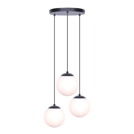 Lampa wisząca CAMINA Kaja K-4746 biały/czarny