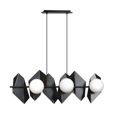 Lampa wisząca DRIFTON 6 BLACK Emibig 636/6 biały/czarny