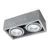 Sollux Lighting Plafon QUATRO 2 naturalne drewno SL.0916