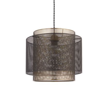 Lampa wisząca Endon Lighting Plexus 72829 czarny/mosiądz