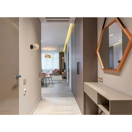 Lampa sufitowa Kaja LOGAN K-5366 czarny, bursztynowy