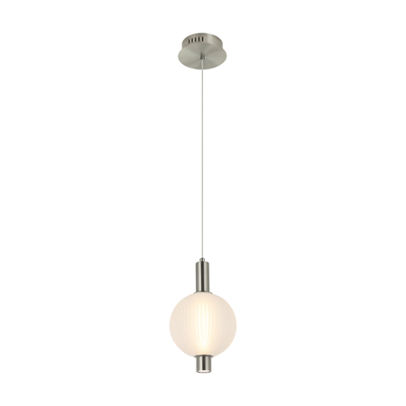 Lampa wisząca Italux Lenti PND-83631-1-SC-WH Srebrny