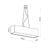 Sollux Lighting Żyrandol SANTA 120 biały SL.0781