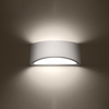 Sollux Lighting Kinkiet lakierowany VIXEN biały połysk SL.1048