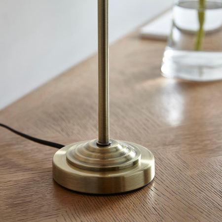 Lampa stołowa Endon Lighting Highclere 104054 mosiądz
