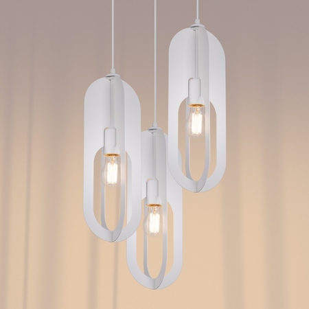Sollux Lighting Lampa wisząca NICUS 3P biała SL.1361