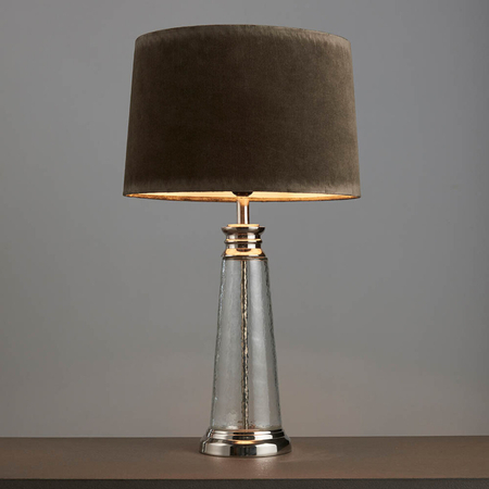 Lampa stołowa Endon Lighting Winslet 95463 nikiel