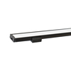 Eko-Light PROFIL ALUMINIOWY CZARNY TYP D 1m + KLOSZ MLECZNY EKPR6398