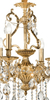 Żyrandol Glamour złoty Ideal Lux 060507 Gioconda SP6 Oro