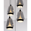 Lampa wisząca Luces Exclusivas RORIZNO LE45111 czarny, szary i odcienie szarości