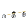 Lampa sufitowa SPLENDI 3 Emibig 1246/3 czarny/złoty