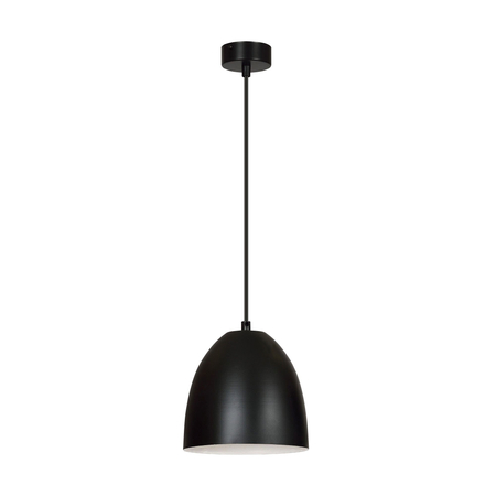 Lampa wisząca LENOX 1 BLACK / WHITE Emibig 391/1 biały/czarny